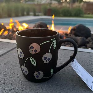 NEW 💀 Soft touch cherry skulls mug 🍒 | Cobwebs and Cauldrons